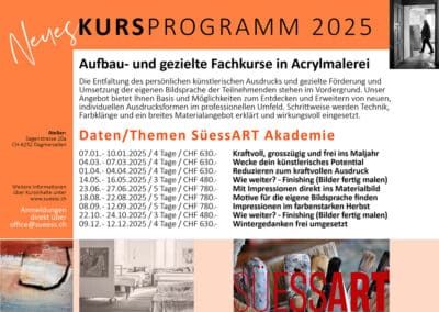 Das aktuelle Kursprogramm 2025